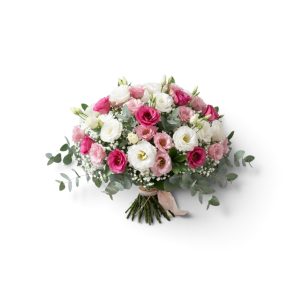 זר ליזיאנטוס עשיר עם ירק ופילר - זר ליזוש