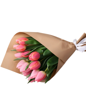 חבילת טוליפים צבעוני - 10 פרחים מלאי חיים